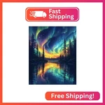 Mbyauyn Diamond Art Kits For Adults Aurora Lake, Painting Diy, Full. Fixed Price $10.09.
