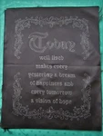 Tri Chem Motto "today Well Lived" Picture Paint 14"X 17.5" #3042 +directions. Fixed Price $13.50.
