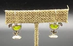 Silpada Shube-sterling Silver Margarita Cactus Lime Earrings W1003 #4. Fixed Price $33.80.