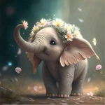 Ricuved Elephant Diamond Painting Kits For Adults, 12X12 Inches, WX6777. Fixed Price $13.44.