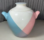 Rare Eva Zeisel Hall China Tri-tone Cookie/biscuit Jar Mid Century Modern. Fixed Price $59.99.