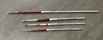 Liquitex Paint Brush Lot - 515 #1, 520 #3/0, 1107 #4, 1120. Fixed Price $29.95.