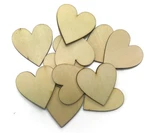 Natural Unfinished Cutout Shape Wooden Hearts For Diy Home Decoration (1-1/2". Fixed Price $12.81.