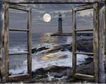 Lighthouse Scene Diamond Art Kit For Adults Full Drill Wall Decoration Diy. Fixed Price $16.99.