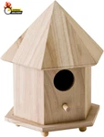 Enterprises, Inc. Wood Surface Crafting Birdhouse, Gazebo,brown, 1 Count (pack. Fixed Price $27.45.