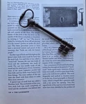 Large 1800S Iron Castle Key Antique English Gate 6 Inches Long!. Fixed Price $206.46.