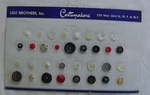 Lidz Brothers Salesman's Sample Display Buttons Asst Colors Styles Costumakers. Fixed Price $75.00.