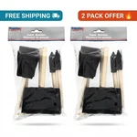2 Pack Foam Paint Brushes 8 Each Assorted Sizes Craft Art Sponge Set. Fixed Price $18.97.