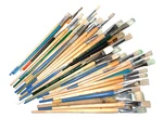 Paint Brushes Mixed Flats Artist Loft Grumbacher Royal Taklon Dana 41 Lot. Fixed Price $79.99.
