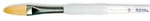 Royal & Langnickel(r) Soft-grip Gold Taklon Oval Wash BRUSH-3/4" Width. Fixed Price $8.74.