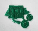 1963 Premium Cracker Jack Prize Snap Together Easel Back Concord Coach Toy. Fixed Price $10.00.