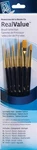 Synthetic Gold Taklon Real Value Brush SET-6/PKG P9132. Fixed Price $17.72.
