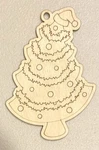 Ready To Paint Wood Ornament - #008 Christmas Tree Free Shipping. Fixed Price $10.75.