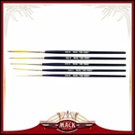 Set (5) The Virus Series 444 Size 0-6 Scrolling Script Brush Blend Golden Taklon. Fixed Price $35.99.