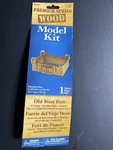 Darice Wood Model Kit - Old West Fort. Fixed Price $10.00.