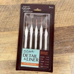 Mont Marte Detail & Liner Brush 5PC Artist Taklon Set. Fixed Price $18.73.