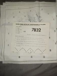 80S Tri-chem Paint 21 Quilt Blocks Floral Medley Stamped Embroidery Set Kit Nos. Fixed Price $31.99.
