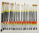 Artists Loft Vienna Acrylic Paint Brushes Short Handle - Lot 21. Fixed Price $65.99.