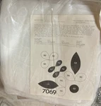 Vtg 80S --30 12X12 Sq Tri-chem 7069 Friendship Flower Quilted Blocks.. Fixed Price $15.50.