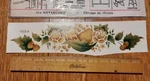 Vintage Mcm Meyercord Decal Transfer Harvest Green & Gold Leaves Pear Stawberry. Fixed Price $19.99.