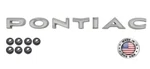 Trunk Lid Letter Emblem Set For 1968 Pontiac Grand Prix Made In The Usa. Fixed Price $89.98.