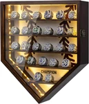 Led Baseball Display Case For 25 Rings - Wall Mount Shadow Box. Fixed Price $71.99.