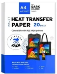 Jack Heat Transfer Paper Compatible With All Inkjet Printers, 8.3.... Fixed Price $14.00.