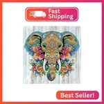 Tontut Elephant Diamond Art Painting Kits, 5D Special Shape Beginner Crystal. Fixed Price $12.83.