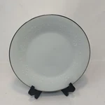 Noritake China Reina #6450 Salad Plate White Floral Silver Trim. Fixed Price $5.59.