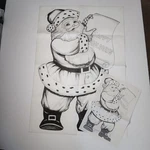 Tri-chem Picture To Paint Santa 8473 Door Panel Liquid Embroidery Sheet. Fixed Price $17.99.