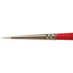 United White Taklon Brush Short Handle Round Size 00. Fixed Price $8.59.