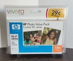 Hp Photo Value Pack Custom 95 Series Tri-color Ink Cartridge New Sealed 100 Pics. Fixed Price $10.00.