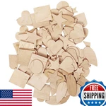 Creativity Street Natural Wood Shapes Assortment CK-369901. Fixed Price $37.80.