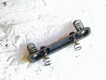 John Deere STX38 Yellow Deck Bracket W/springs #M76681 Used Condition Free Ship. Fixed Price $25.50.