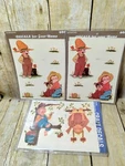 3 Vtg Country Kids Boys & Girl Puppy Dog Meyercord Decal Sheets. Fixed Price $23.49.