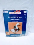 Vintage Westrim Crafts Christmas Goose 3 Dimensional Resin Plaque Ready To Paint. Fixed Price $12.95.