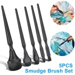 5 Pcs Artist Blending Paint Brush Set For Acrylic Watercolor Oil Craft & Diy. Fixed Price $9.80.