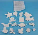 New Lot 16 Tri-chem Paint 'n Press Stamp Stencil Christmas Poinsettia Angel Star. Fixed Price $40.00.