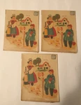 Rare Lot Of Vintage Meyercord Decal Dutch Farm Butter Churner 432-A. Fixed Price $16.99.