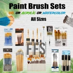 Art Brushes Sets Oil Acrylic Watercolor Canvas Painting Lot Packs. Fixed Price $35.85.