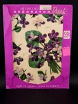 Vintage Meyercord Decorator Water Decal 1537E Violets. Fixed Price $8.00.