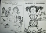 Tri Chem Posters Humor Samplers Mottos 9"X12" Pictures Paint Mother Insanity. Fixed Price $5.75.