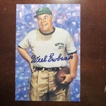 Weeb Ewbank Autographed Signed Goal Line Art Card Psa/dna Z44360. Fixed Price $139.99.