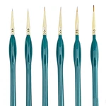 Miniature Paint Brushes 6PCS, Thin Tip For Models Crafts Art, Green. Fixed Price $15.98.