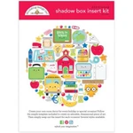 Doodlebug Shadow Box Insert Kit School Days. Fixed Price $16.79.