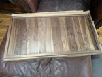 Magigo 40 X 20 Inches Rectangle Black Walnut Wood Serving Tray. Fixed Price $60.00.