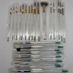 Duncan Ceramic Artist Paint Brush Lot Of 25 Detail Liner Fan Deerfoot New. Fixed Price $65.45.