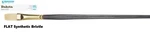 Princeton Art & Brush Dakota 6300F Flat Synthetic Bristle Size 4 Bag. Fixed Price $18.95.