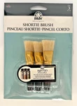 Plaid Craft Folk Art Shortie Brush Set, 7.6 X 5.35 0.6-NEW. Fixed Price $12.00.