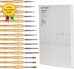 Miniature Paint Brushes 15PCS Model Set Fine Detaili. Fixed Price $11.25.